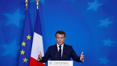 El presidente de Francia, Emanuelle Macron.