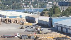 Vista del muelle Fern�ndez Ladreda