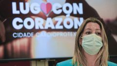 La alcaldesa de Lugo, Lara M�ndez
