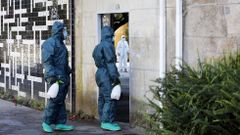 La Brilat desinfecta el asilo de Caldas