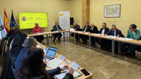 Eladio Santos, subdelegado del Gobierno en Ourense, presidi la comisin