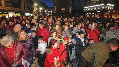 Carnaval de Pontevedra. Presentacin del loro Ravachol