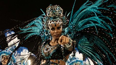 Una imagen del gran desfile de carnaval de Ro de Janeiro