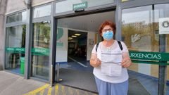 Rosa Prieto, vecina de Vilalonga, tiene a su madre de 85 a�os en urgencias de Montecelo esperando por cama desde el mi�rcoles