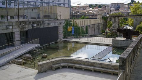 Las obras en la piscina de As Burgas terminaron en junio del 2024.