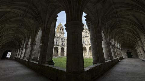 Claustro barroco del monasterio de San Salvador de Celanova.