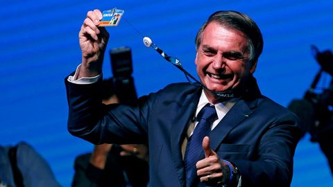 El presidente de Brasil, Jair Bolsonaro