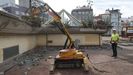 Comienzan los trabajos de demolición del mercado de Monte Alto