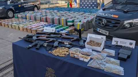 De r�cord en r�cord: 5.000 kilos de coca�na decomisados en abril, el m�s grande en la provincia de Huelva hasta ahora.