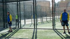 Imagen de archivo de un torneo de p�del solidario celebrado en Oviedo.