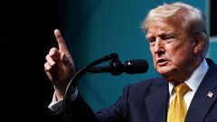 El presidente de EE.UU., Donald Trump, en Ankara.