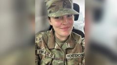 La soldado SarahBeckstrom, de 20 aos, en una imagen de archivo