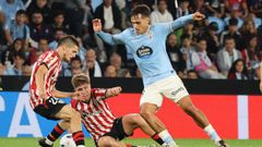 Miguel Rom�n fue uno de los m�s destacados del Celta ante el Athletic Club.