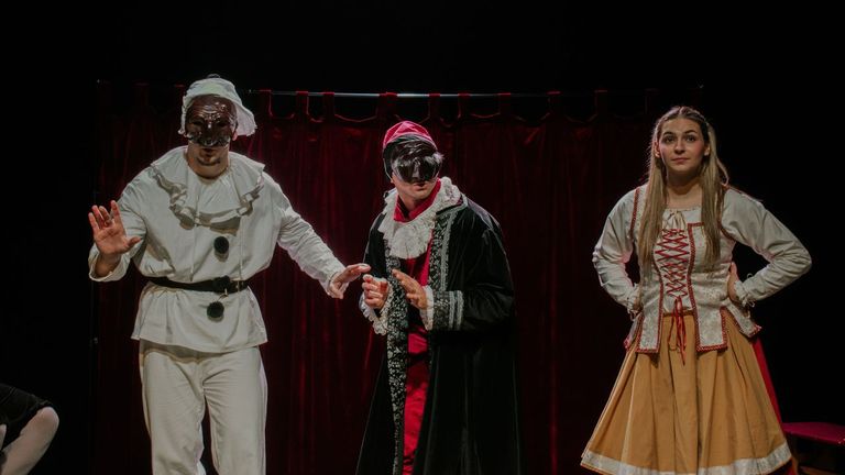 Imagen de archivo de la representación de Conto do Nadal de Vicus Teatro.