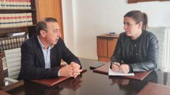 El alcalde de Xove, Demetrio Salgueiro, y la regidora cervense, Dolores Garc�a, en una foto de archivo