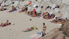 Imagen tomada en la playa del Matadero de A Coru�a en noviembre del 2007