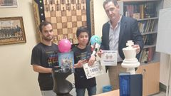 Mateo �lvarez, alumno n�mero mil, de la Escola Xadrez Ourense del curso 2023-24