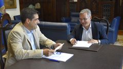 Al�n y Menor mantuvieron su primer encuentro institucional en la Diputaci�n