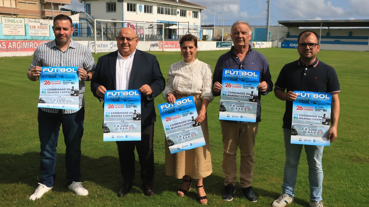 Viveiro celebra «unha festa para todos os afeccionados ao fútbol da Mariña» en el partido contra el Lugo este sábado