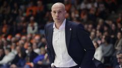 Carles Marco, en el duelo contra el Club Ourense Baloncesto.