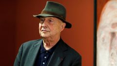 El pintor Georg Baselitz