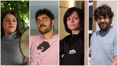 Sabela Maneiro (Tanxugueiras), Mario Bri�n (Olaxonmario), Dalila Dopazo e Eduardo Maragoto Sanches