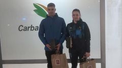 Hugo Sanl�s y Nadiuska Ouvi�a fueron los ganadores del trofeo.