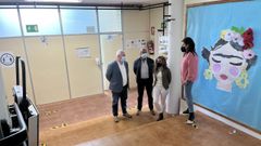 Visita de la delegada territorial de la Xunta al CEIP O Marb�n