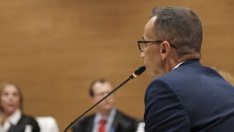 Ra�l D�az Chac�n, presunto asesino de Romina Celeste, durante su juicio.