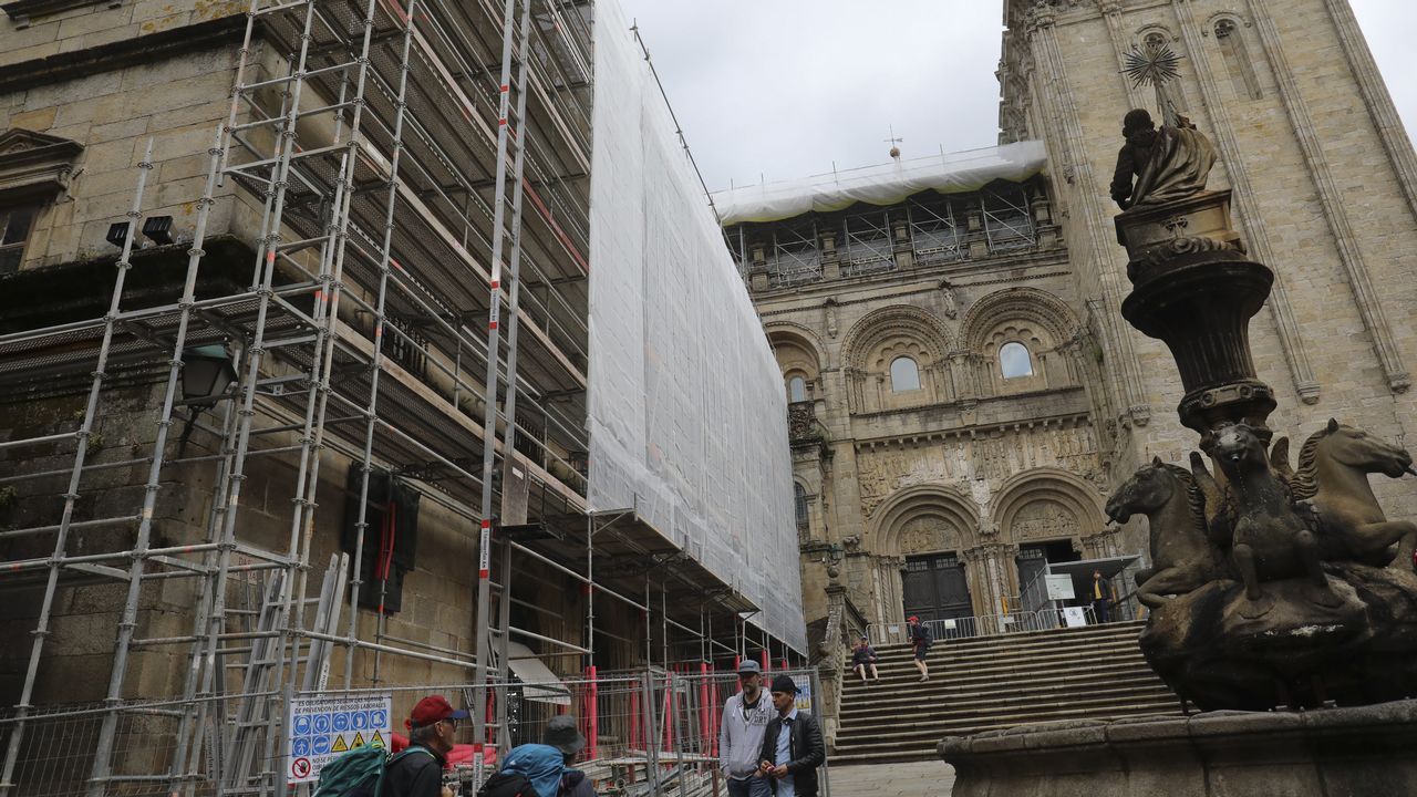 Arranca la rehabilitación en la zona del claustro de la Catedral