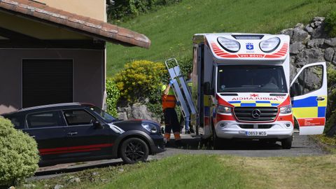 Una mujer y un hombre han sido localizados muertos este s�bado con heridas de arma de fuego en su vivienda en la parroquia de Columbiello, en el municipio asturiano de Lena.
