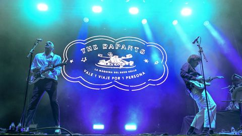 The Rapants, en concierto durante la Festa do Albariño del pasado verano.