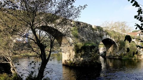 Puente medieval de Os Remedios, en Ponteareas