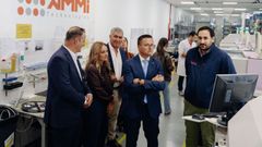 El conselleiro Jos� Gonz�lez visit� ayer la empresa AMMi Technologies