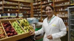 La nutricionista Cristina Conde en la tienda Milhflor de la avenida de la Habana