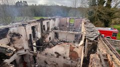 La vivienda se ubica en la parroquia de Xoib�n