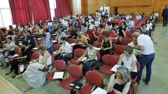 Examen de oposici�n en Santiago