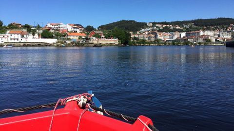 El r�o L�rez en As Corbaceiras, uno de los �mbitos de actuaci�n del dragado previsto por Portos en la r�a de Pontevedra