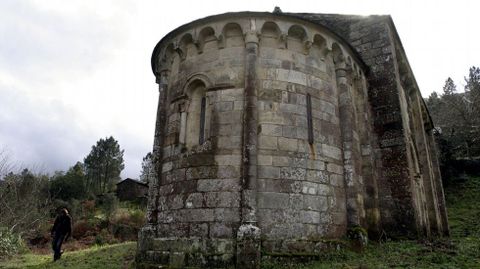 Ábside de la iglesia de San Xoán da Cova