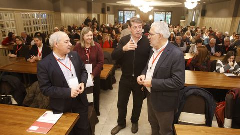Jos Tom, Pilar Garca Porto, Gmez Besteiro y Miguel Fernndez, este sbado en Lugo