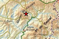 Localizaci�n del epicentro del se�smo en una captura del visualizador de terremotos pr�ximos del Instituto Geogr�fico Nacional