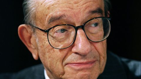 Alan Greenspan, jefe de la Reserva Federal de EE.UU.