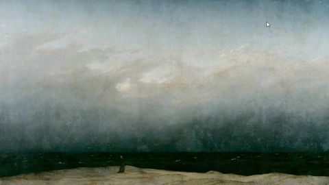 Friedrich: Monk by the sea original