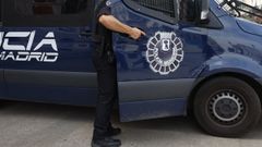 Un polica municipal de Madrid, en una imagen de archivo.