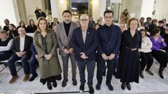 Asistentes al debate sobre economa sostenible dentro del ciclo  50 aos de Espaa en Liberdade .