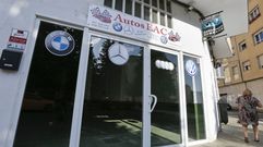 Una de las sucursales utilizadas para los fraudes