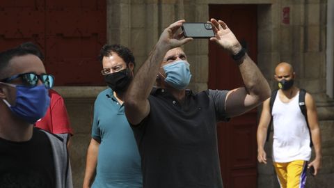Un grupo de turistas 