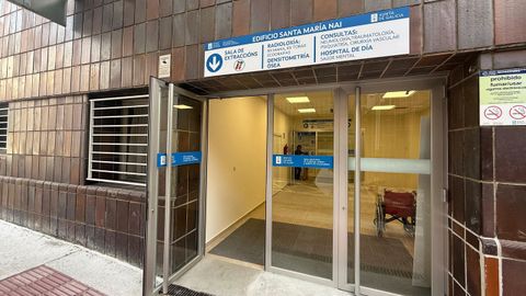Exterior de la unidad de Extracciones renovada en el edificio Santa María Nai.