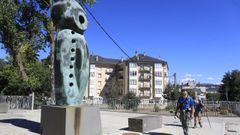 As� est� actualmente el Homenaje al peregrino de Sarria