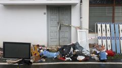 Imagen de la vivienda de Freixeiro en la que apareci� el hombre.